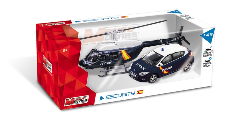 57009 - SET HELICOPTER/CAR SPAIN